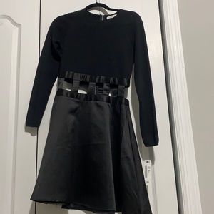 Black dress with cutouts